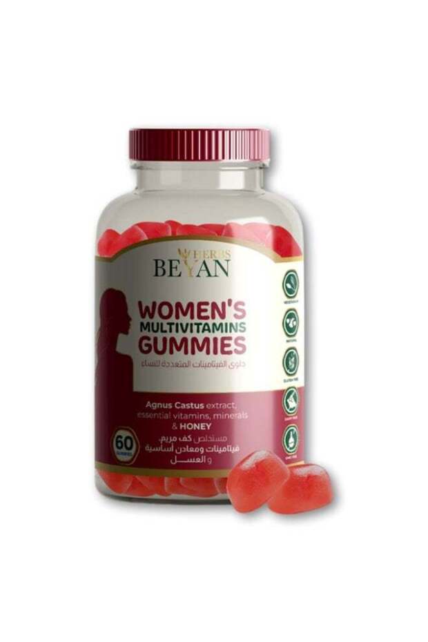حلوى الفيتامينات المتعددة للنساء - Women’s Multivitamin Gummies 60 حلوي