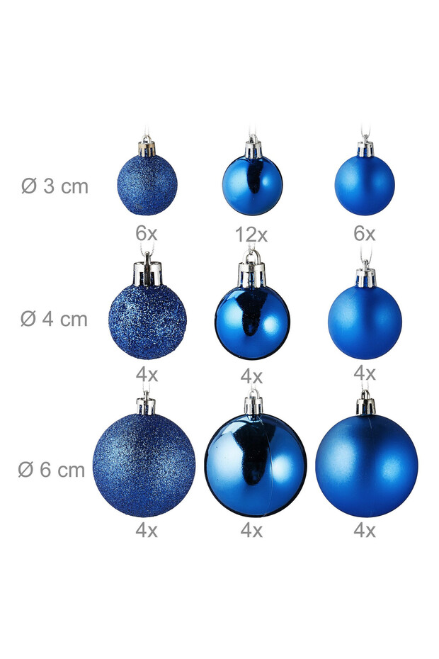 Коледна украса - Синьо - 4