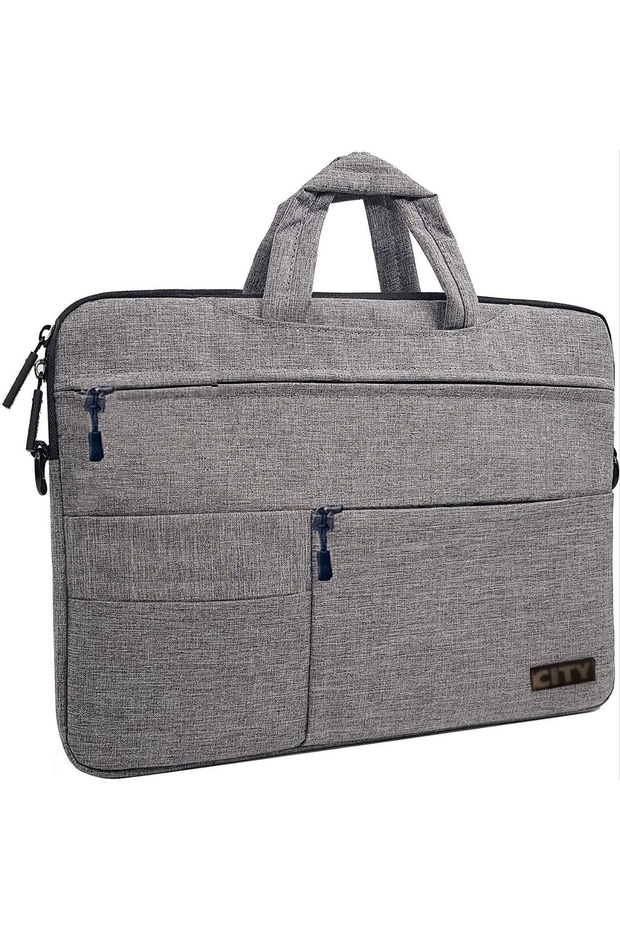 14-15.6 Inch Gray Unisex Hand, Shoulder, Computer Bag Notebook Bag Laptop Bag