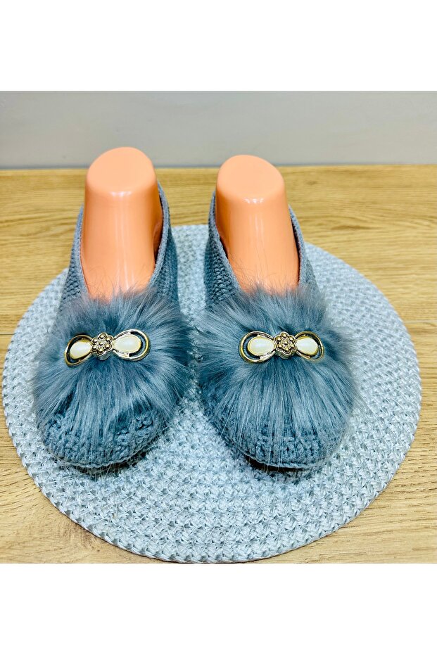 EL ÖRGÜSÜ KEÇE TABANLI PATİK - 2