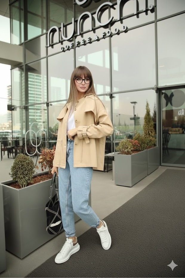 Snow Mom Washing New Generation Comfortable High Waist Cool Women's Jean Pants