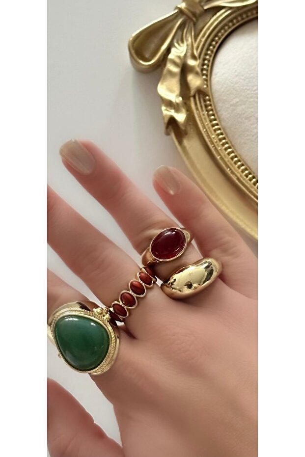 مجموعة حلقات متعددة من الفولاذ - 2