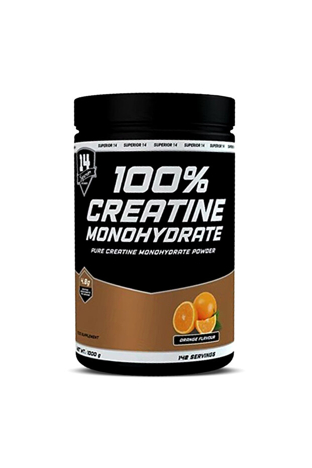 100% Creatine Monohydrate, Orange, 1 kg