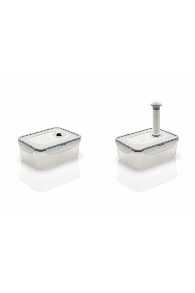 Mlock Vacuum Storage Container with Lid Set of 2 Including Vacuum 4000 ml