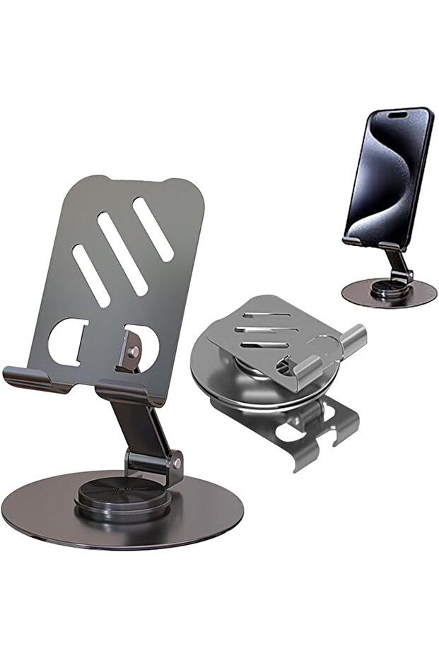 Elite 360 Adjustable Tablet and Cell Phone Stand Holder – Foldable, Portable & Multi-Angle | 360°