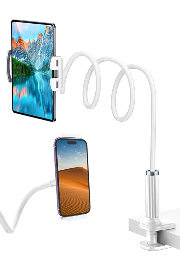 Gooseneck Tablet Holder,Flexible Tablet Stand, Tablet Holder,Cell Phone Holder,98 cm Flexible Adjust