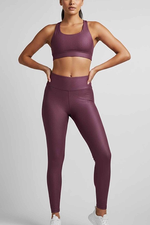 Women's Disco Leggings - High Waist Shaping / Sculpting & Shiny Textured