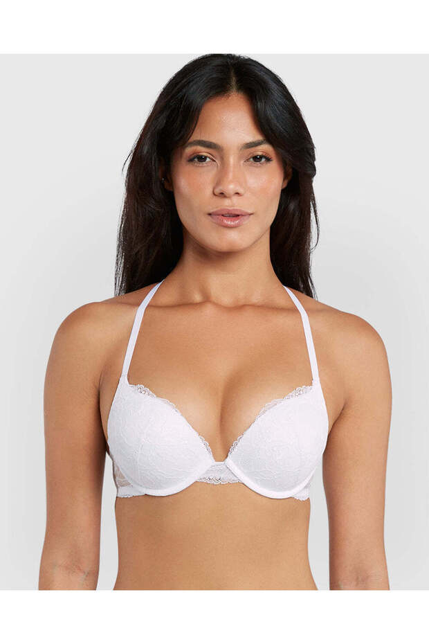 Obvious Double Pushup Plunge Bra