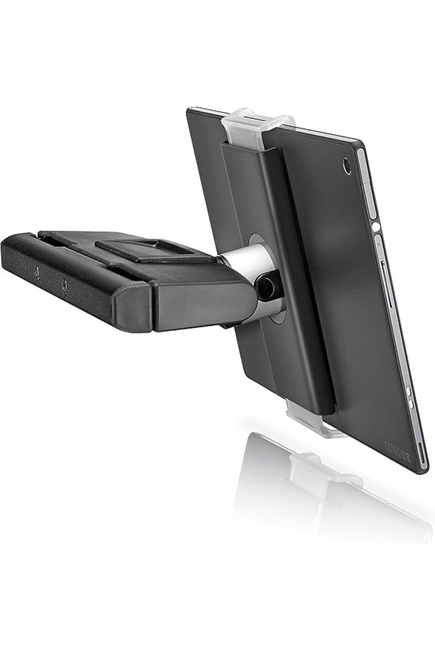 Tms 1020 Tablet Kopfstützenhalter Für Alle Tablets Von 7-13 Zoll, Schwenkbar, Bis Zu 15° Neigbar,