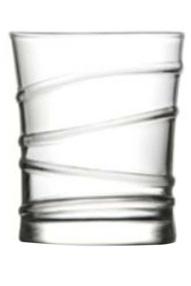 6-Piece Ring Glass Set Clear 65ml