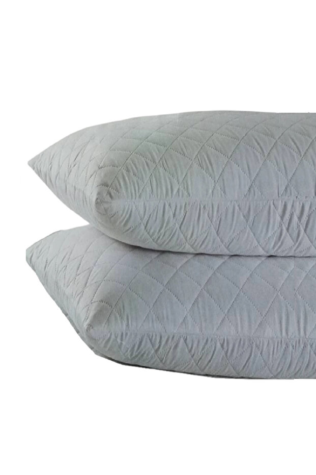3 Pieces Air Permeable Zippered Quilted Pillow Protective Cover 50X70 cm