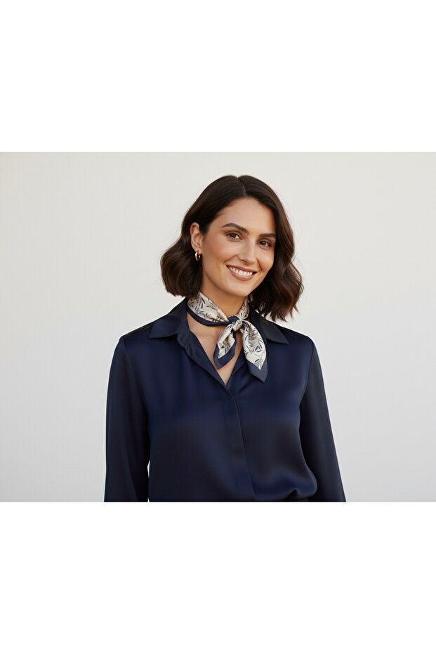 Lara Shawls Zeytin Dalı Fular - 2