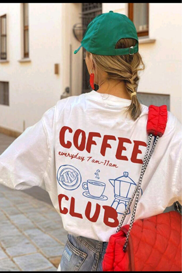 Coffee Club Printed Unisex T-Shirt
