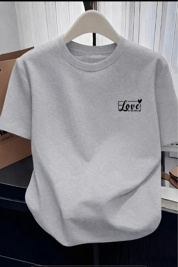 Unisex T-Shirt with Love Print