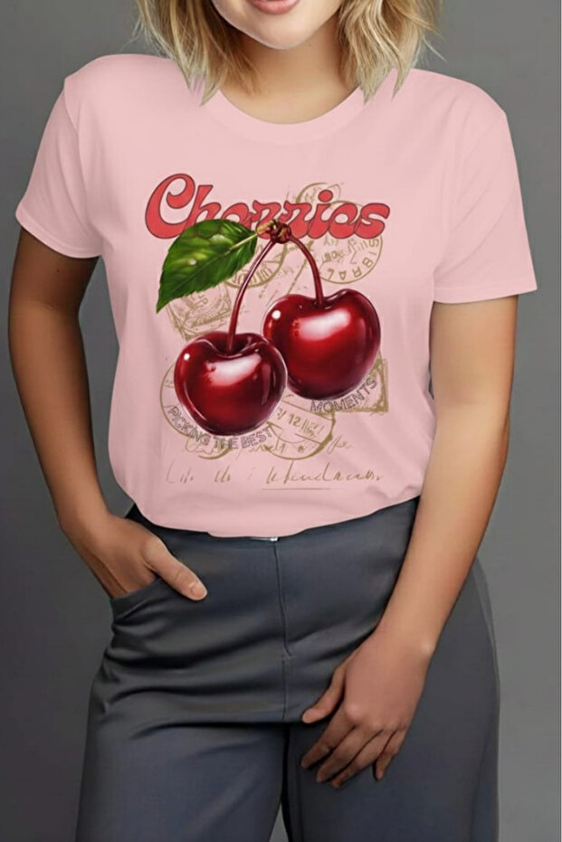 Cherries Printed Unisex T-Shirt