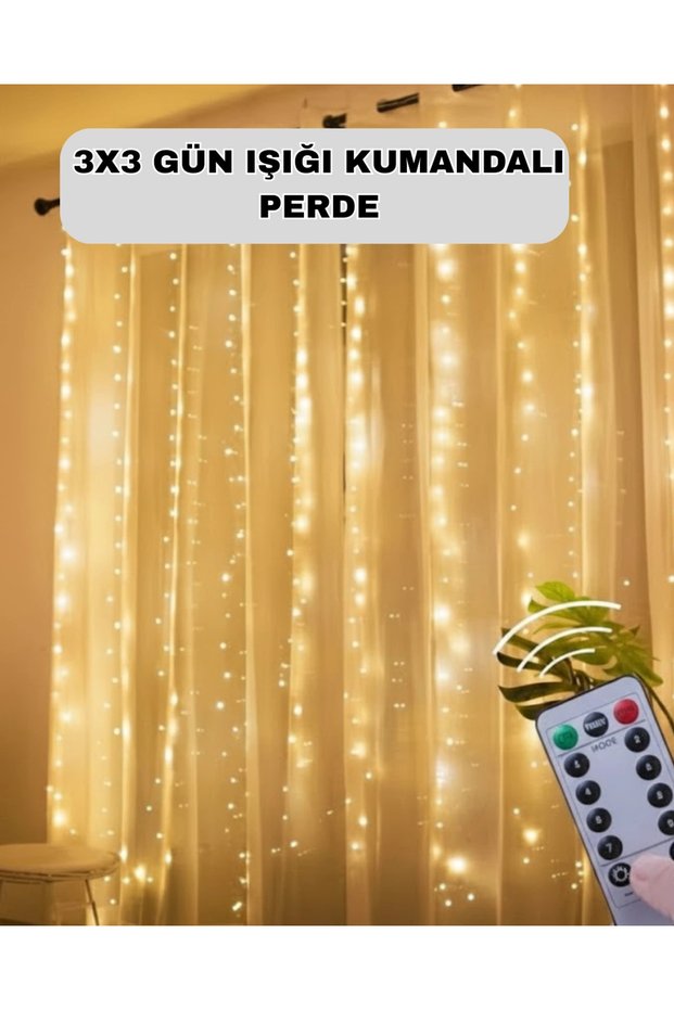 Remote Controlled Curtain Type Daylight Fairy Led Light Decoration