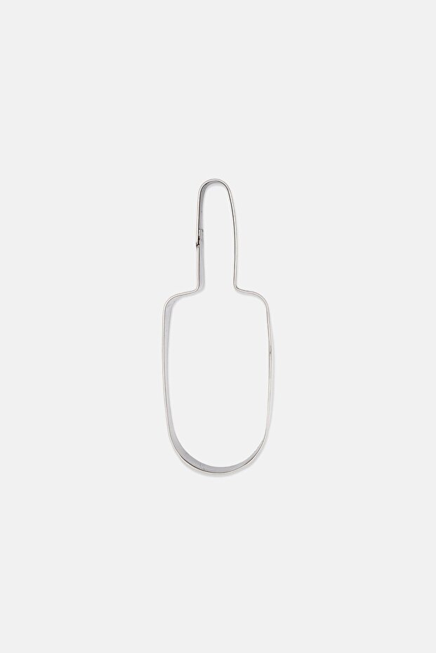 Lollipop Shaped Cookie Cutter, Silver