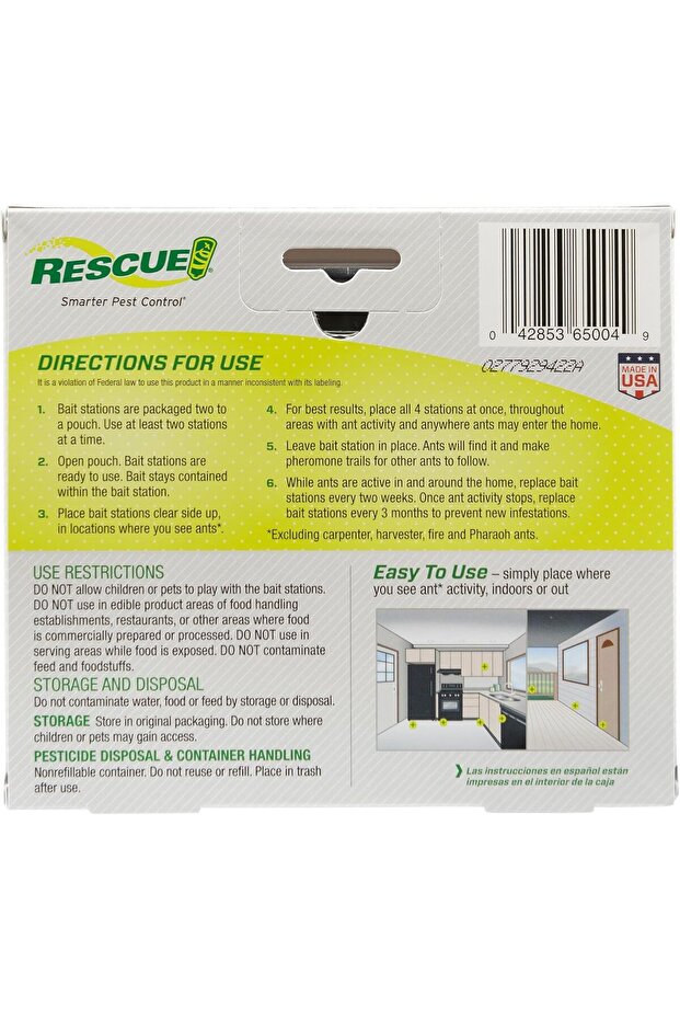 طُعم النمل، 4 محطات طُعم - 1