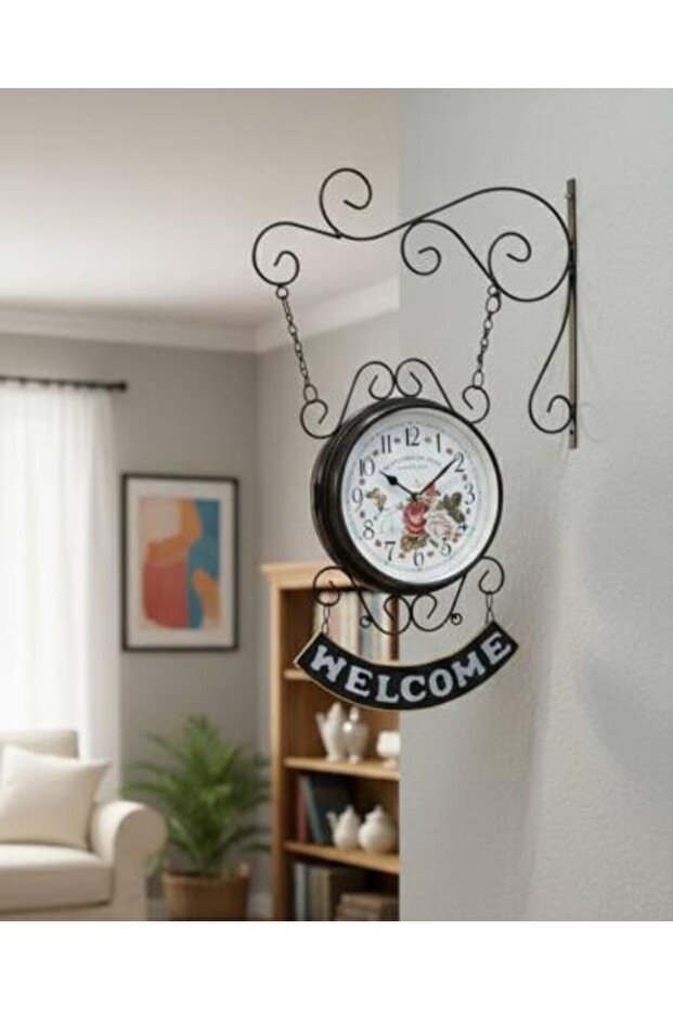 Corner Wall Clock - 1