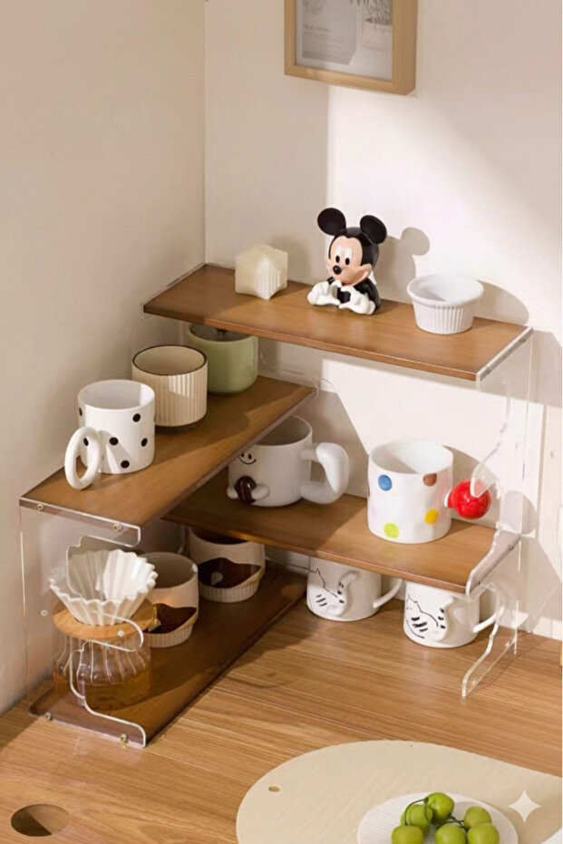 Cup holder, double-layer cup storage rack - 7