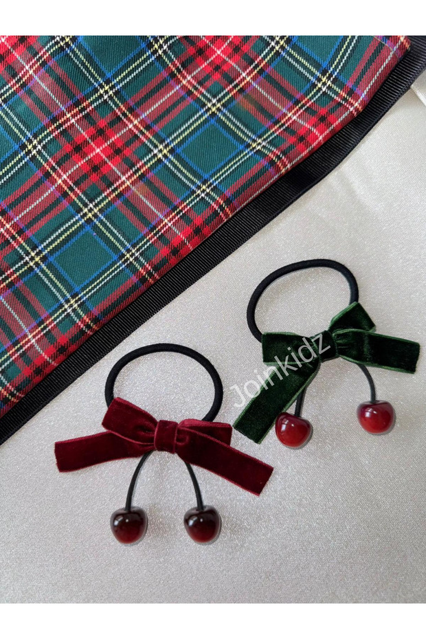Cherry Patterned Buckle and Crown Set - 3