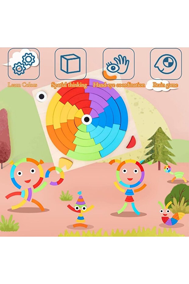 لعبة تكديس قوس قزح - 4