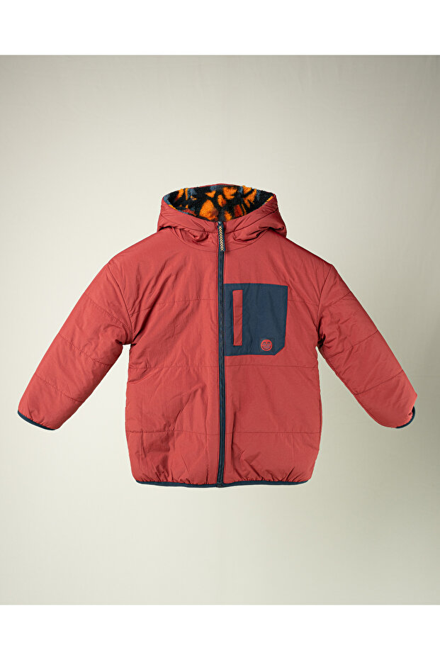 Çift Taraflı Çocuk Montu/Parka - 1