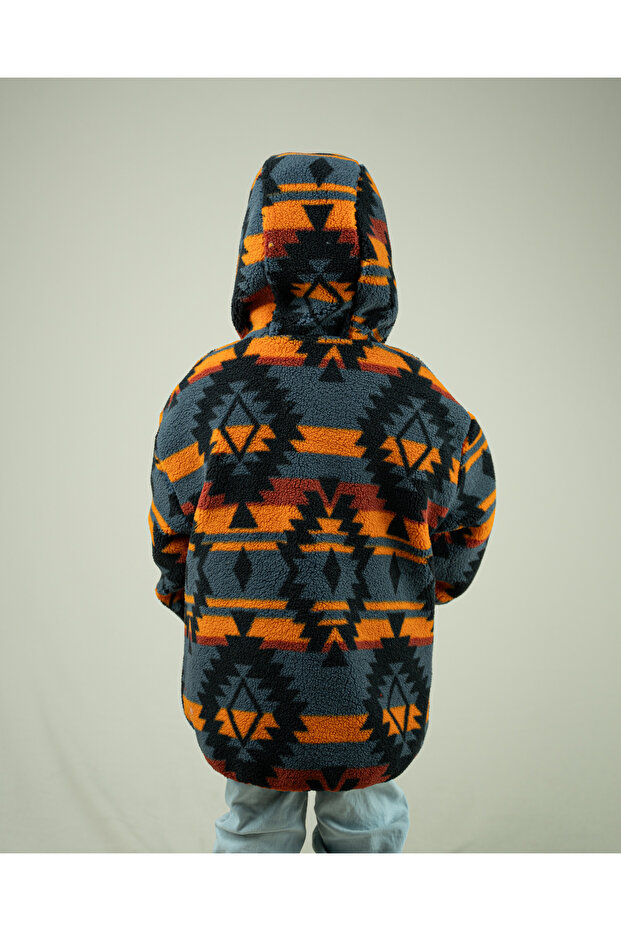 Çift Taraflı Çocuk Montu/Parka - 4