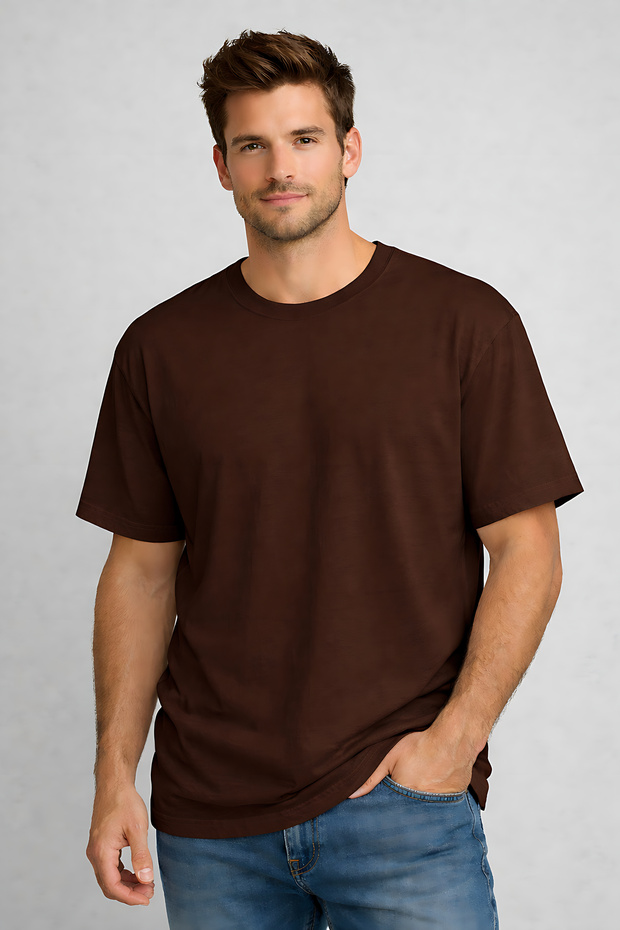 Unisex Regular Fit Basic βαμβακερό μπλουζάκι - 1