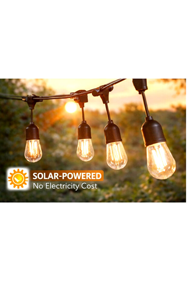 Solar-powered LED light string – waterproof - 5