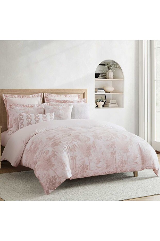 Pink Cascade | 11-Piece Double 100% Cotton Duvet Set