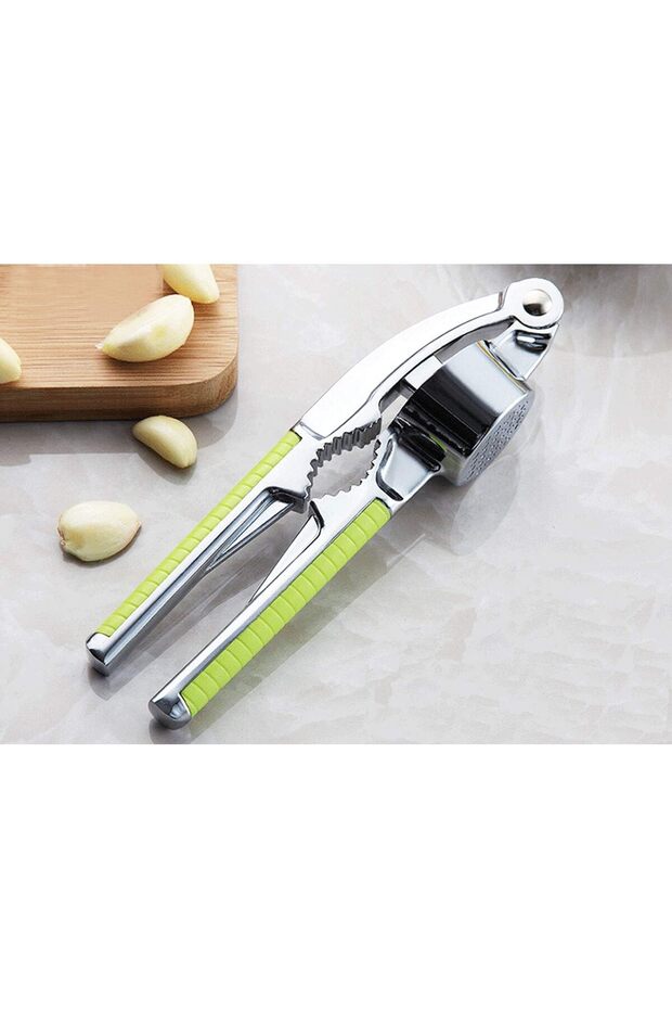 كسارة ثوم متعددة الوظائف من الفولاذ المقاوم للصدأ، عصارة زنجبيل، مفرمة، كسارة جوز - 4