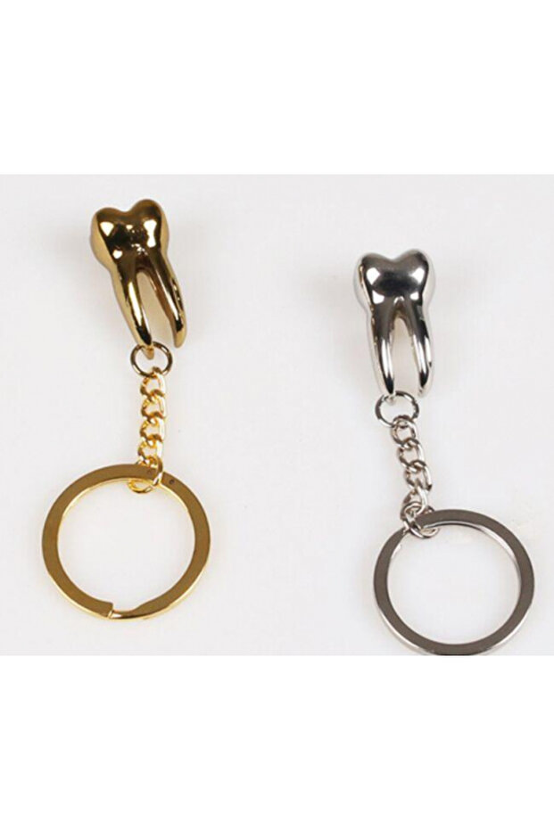 سلسلة مفاتيح على شكل سن - 1