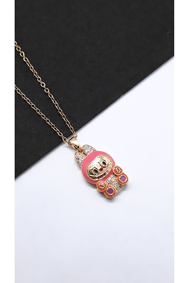 Labubu Figür Çelik Kolye02 - 4