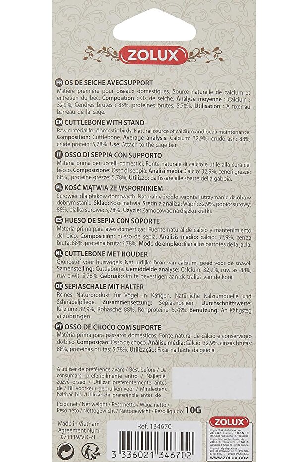 CUTTLEBONE + SUPPORT white - 2