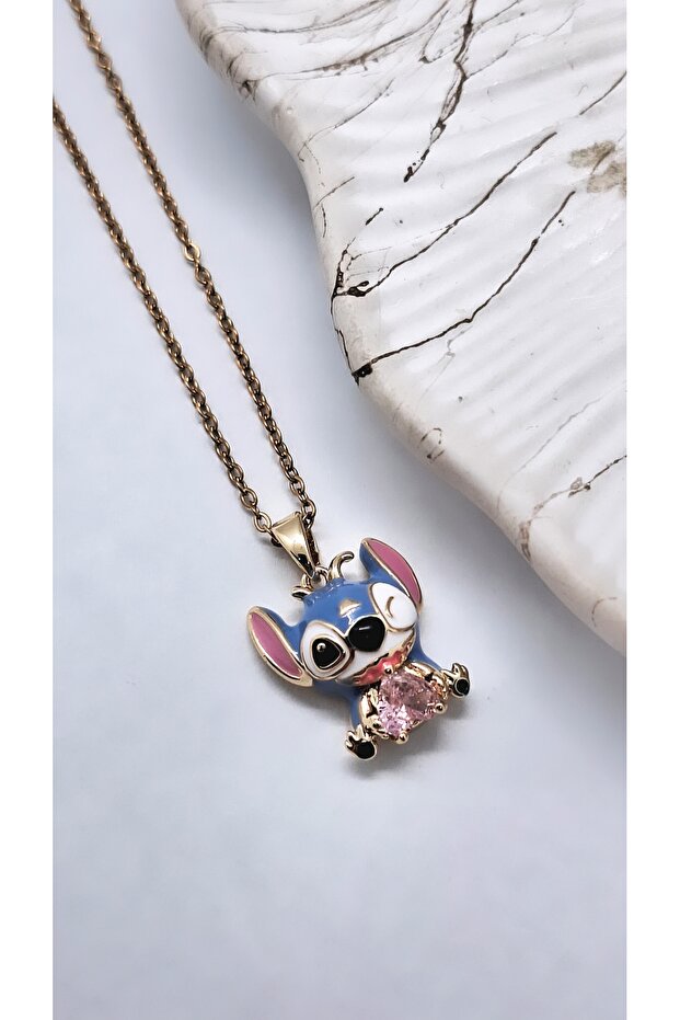 Lilo Stitch Çelik Kolye05 - 6