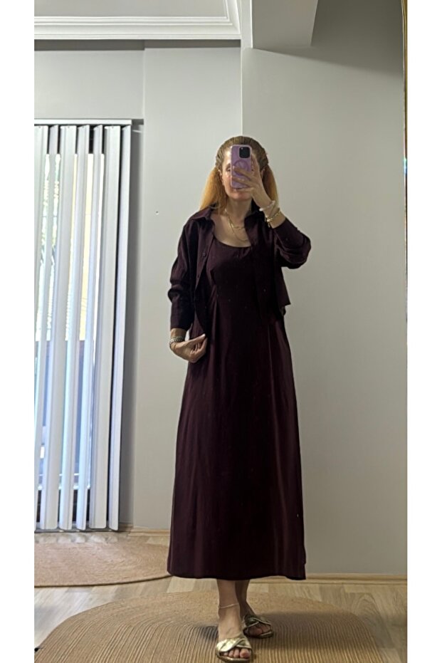 Gömlekli elbise - 2