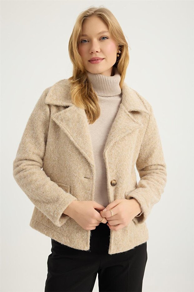 Kırçıllı Kısa Ceket - 1