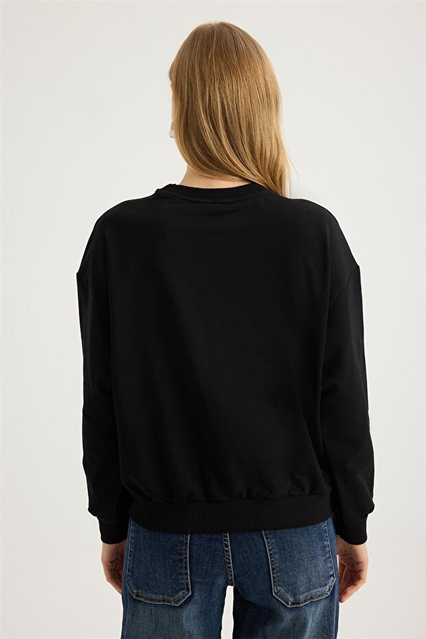 Payet Boncuklu Sweat - 5