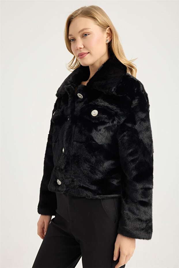 Geacă scurtă de pluș - 2