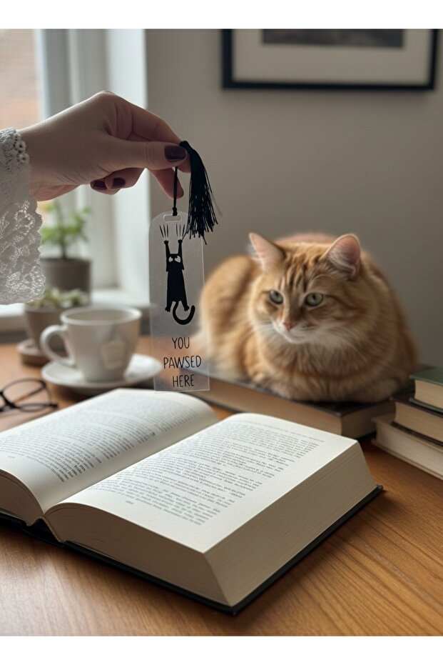 Cat Bookmark Slogan - 1