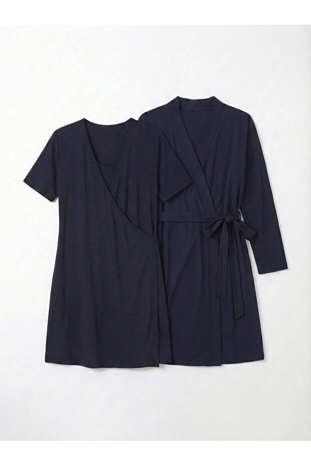 Silky Flowing Maternity Set