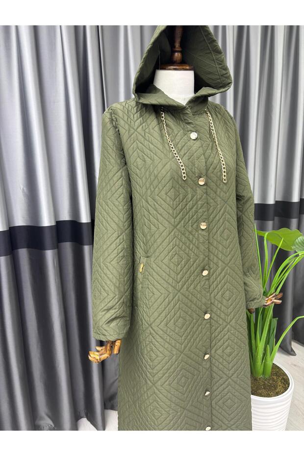 قبعة مطرزة بنمط هندسي مطرز - 3