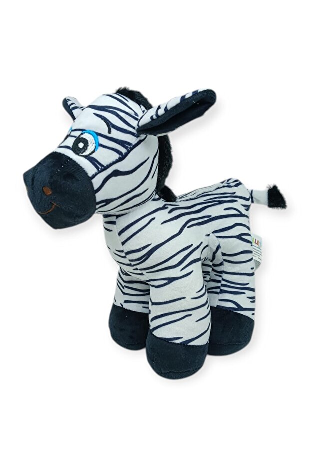 حيوانات قطيفة 30 سم - حمار وحشي (ليسينيا) - 1