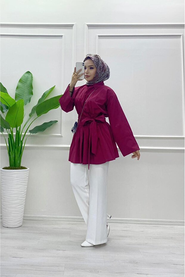 BELDEN BAĞLAMALI TUNİK - 3