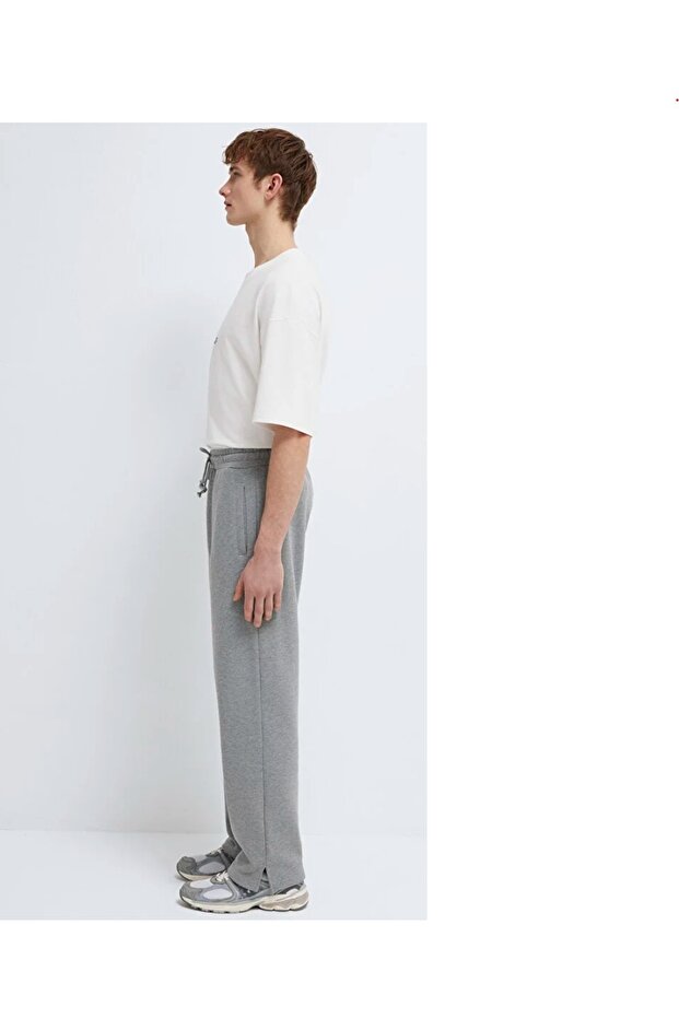 M0010462 Basic Erkek Eşofman Altı GRİ - 8