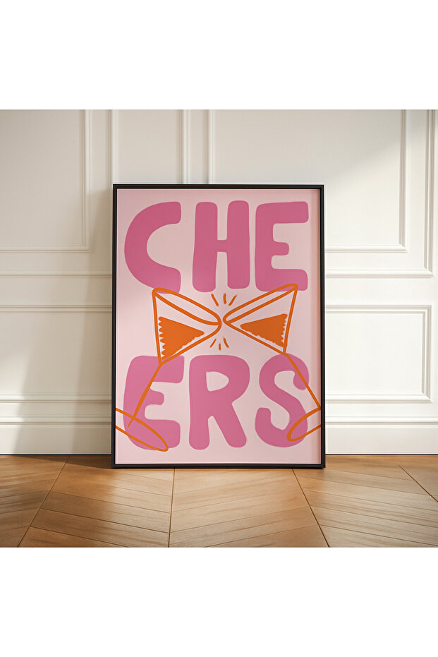 Laminated Framed Pvc Protected Uv Printing Chers Pattern Painting Set Modern Kitchen Cocktail Wall Decor