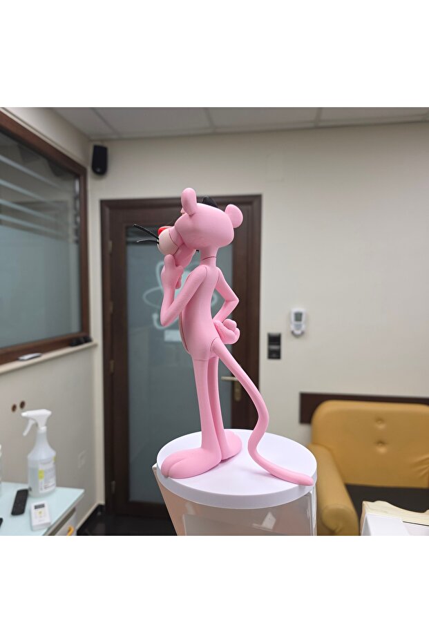 Pembe Panter Figür - 3