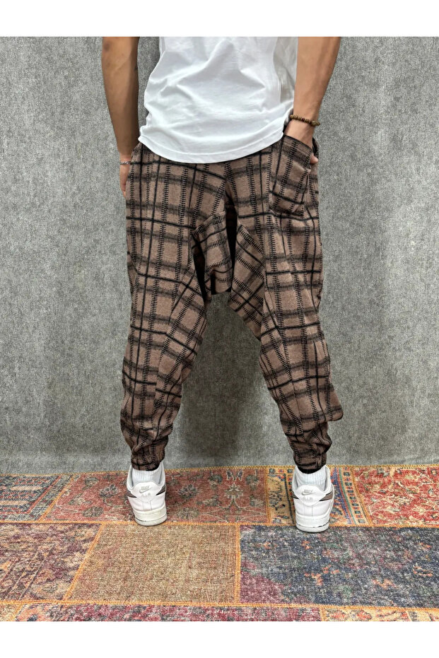 بنطلون شالوار منقوش بخصر مطاطي - 2