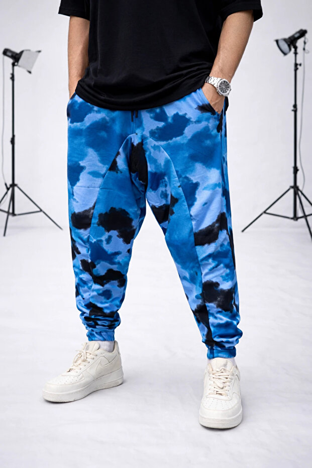 Patterned Shalwar with Elastic Waist - 1